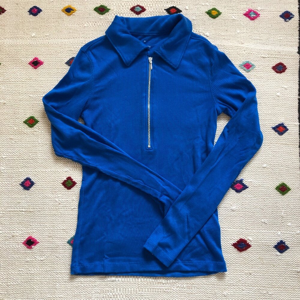 Everlane quarter zip longsleeve shirt